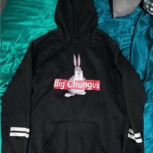 Black Big Chungus Hoodie